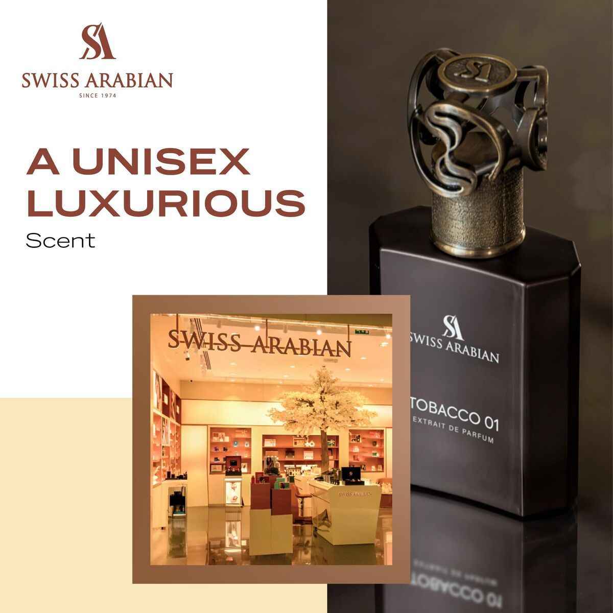Unisex Perfume Swiss Arabian TOBACCO 50 ml