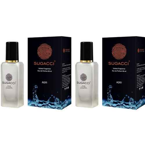 Sugacci Aqui Eau de Parfum Pack of 2 - Unisex